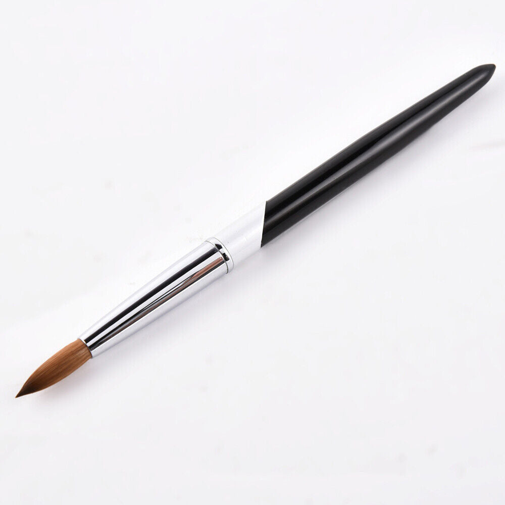 #8-16 Kolinsky Hair Sable Brush Acrylic Nail Brush Art Tool UV Gel Carving Pen D