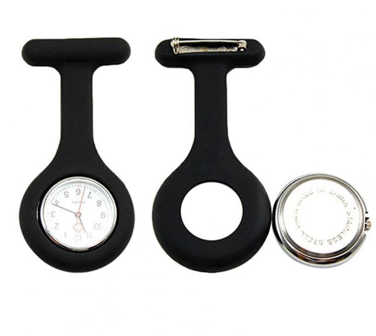 Silicone Nurse Watch Brooch Tunic Fob Nursing Nurses Pocket Pendant Watch