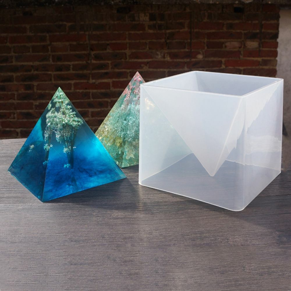 Pyramid Resin Mold Set Large Silicone Pyramid Molds Jewelry Making Craft Mould