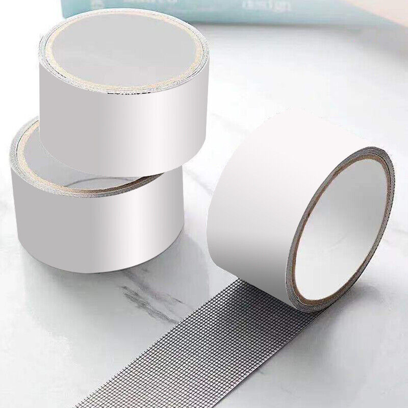 Window Screen Repair Tape Self-adhesive Net Door Fix Patch Anti-Insect Mosquito