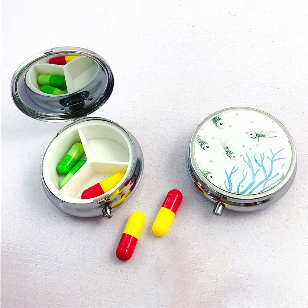 Small Tablet Pill Box Medicine Organiser Dispenser Storage Case For Healthy Care