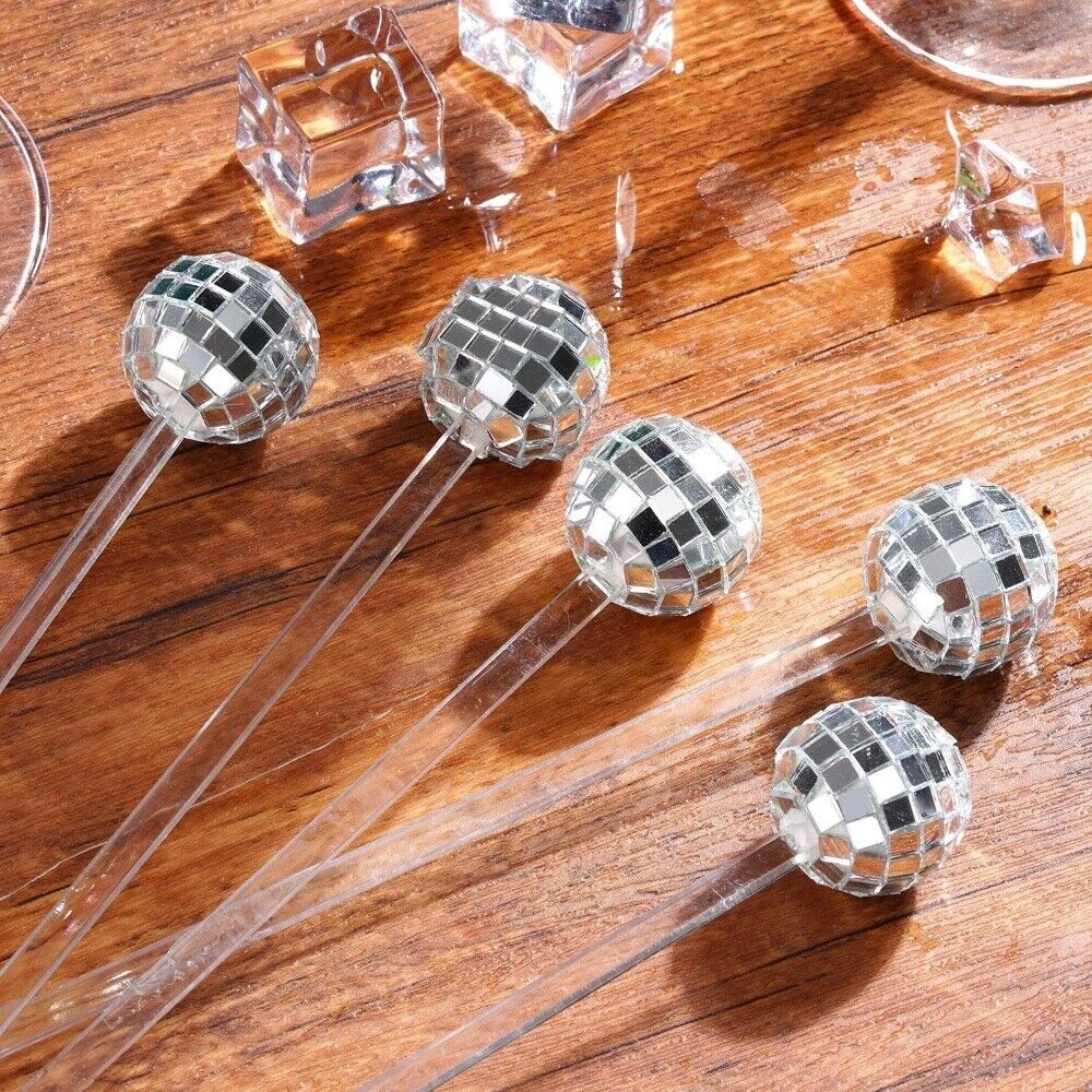 10Pcs Reusable Agitator Plastic Disco Ball New Home Decoration Cocktail