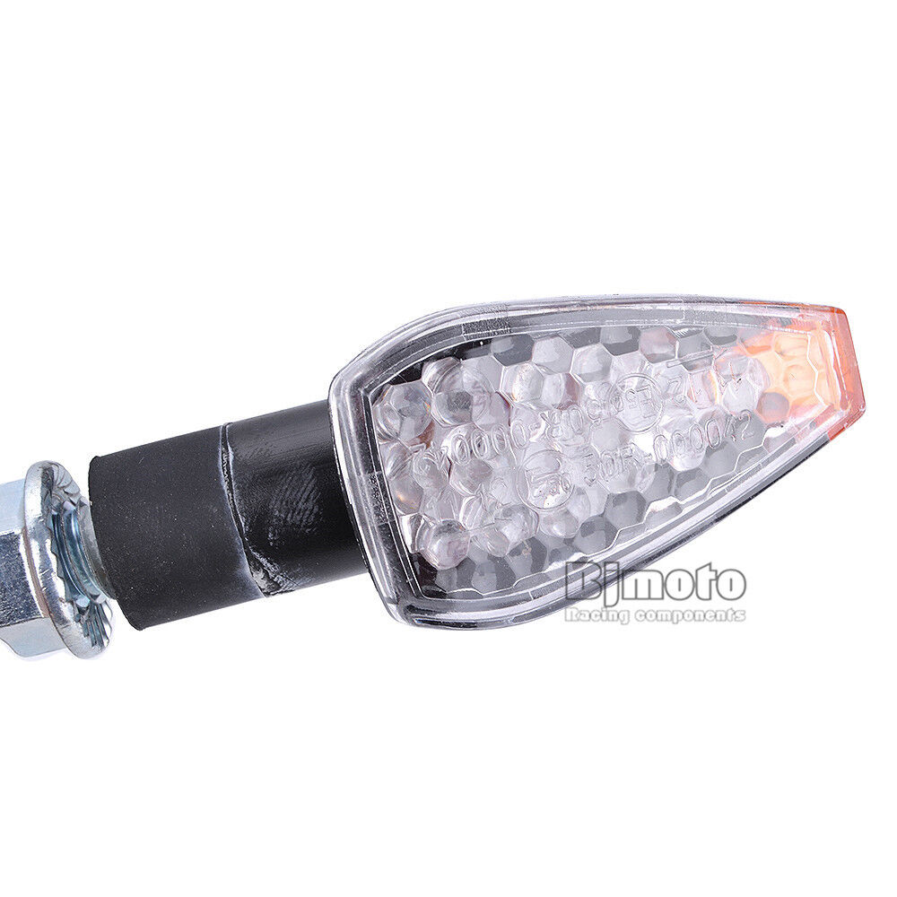 2pcs Universal Motorcycle LED Turn Signal Light Indicators Blinker Amber Lights