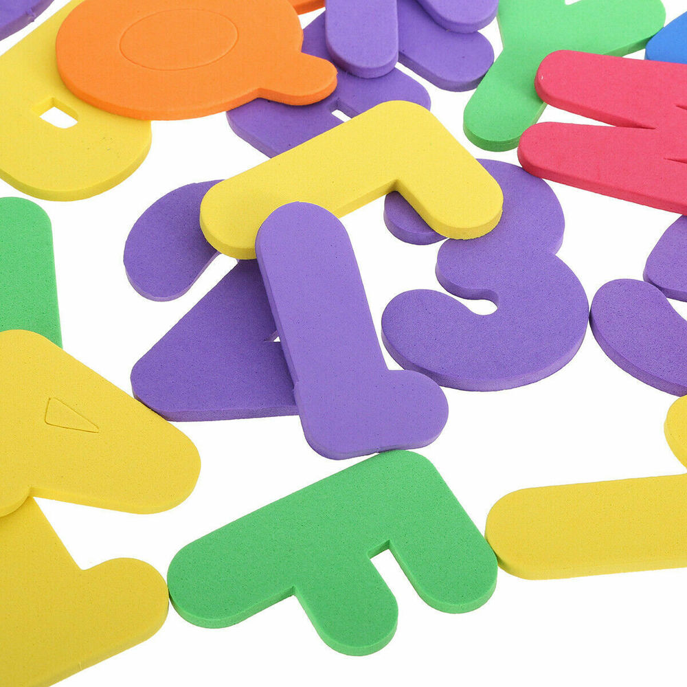 36pcs Children Education Alphabet Learning Toy Bath Tub Foam Letters Numbers Set