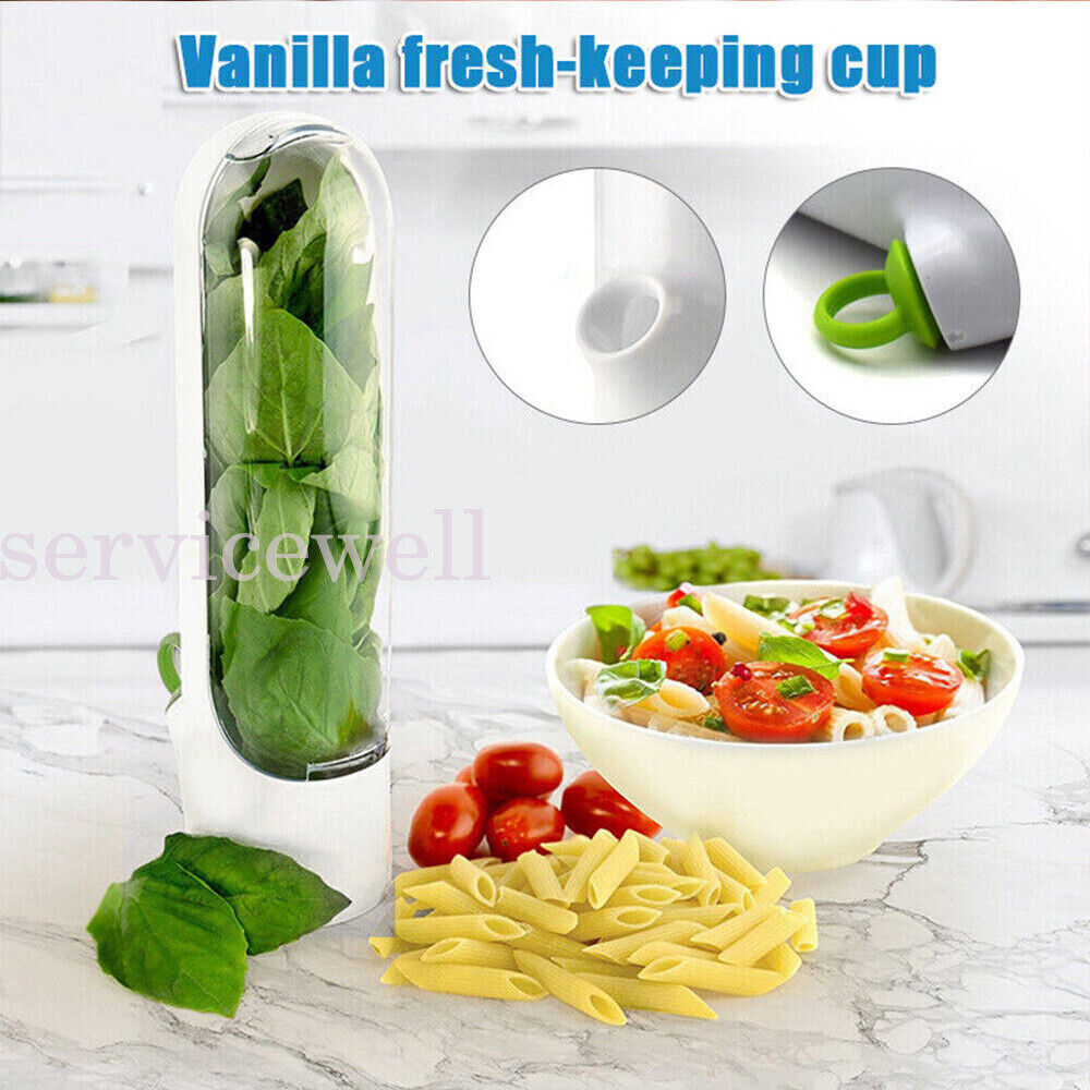 Kitchen Herb Saver Keeper for Fresh Produce Refrigerator Storage with FREE GIFT!