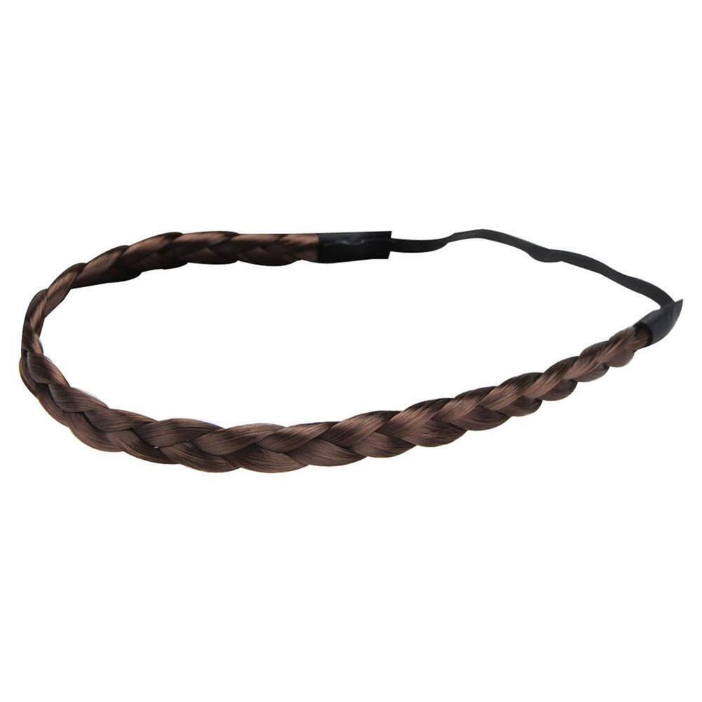 Hair Band Plaited Headband Synthetic Wig Braided Elastic Band Hair Extension