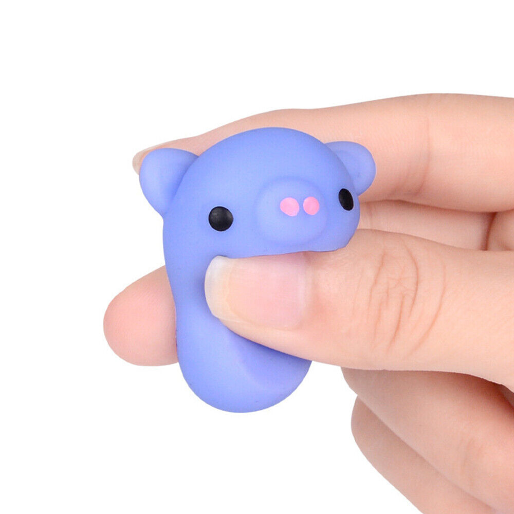 50x Cute Mini Animal Squishies Kawaii Mochi Squeeze Toys Stretch Stress Squishy