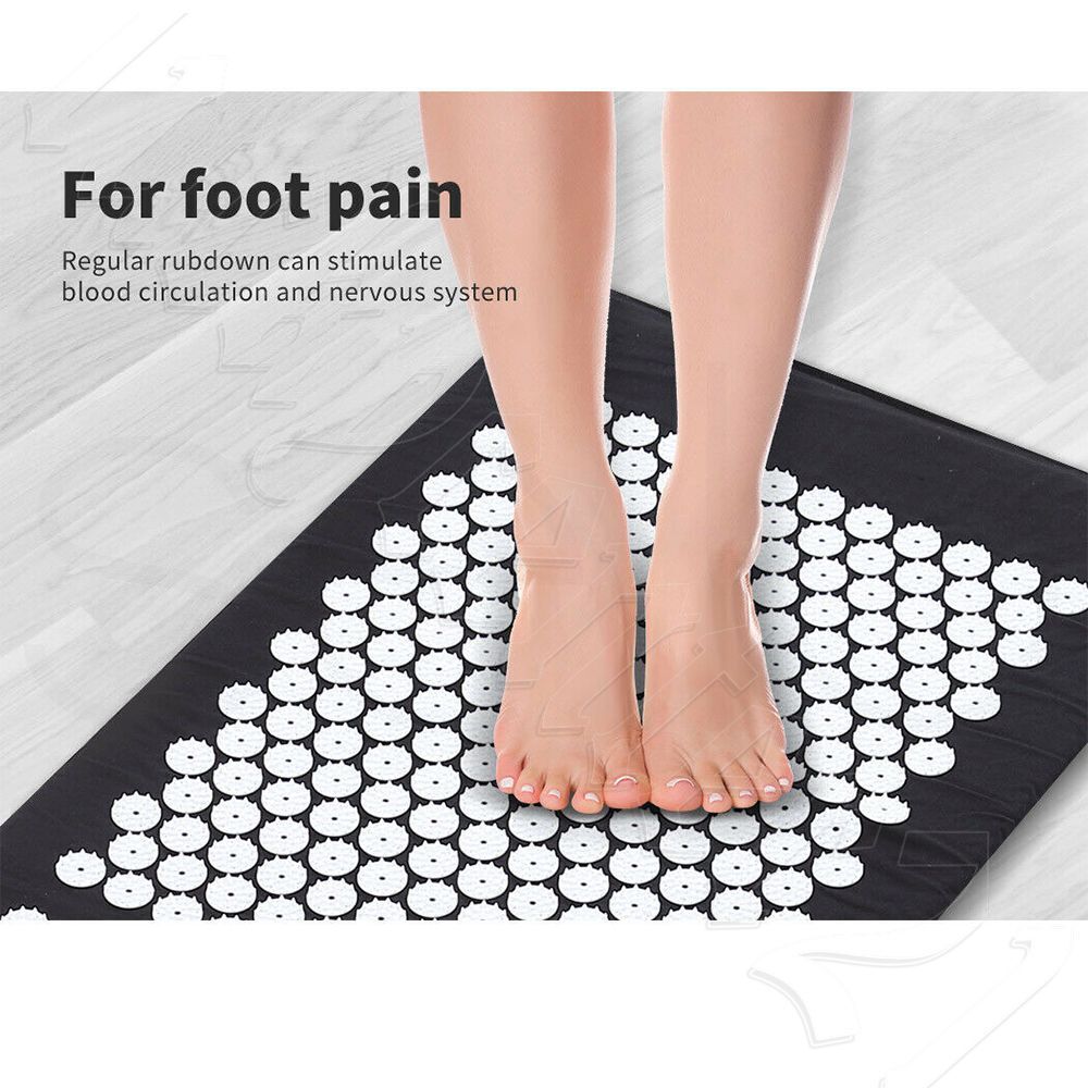 Massage Acupressure Mat Yoga Shakti Sit Lying Mats Cut Pain Stress Soreness NEW