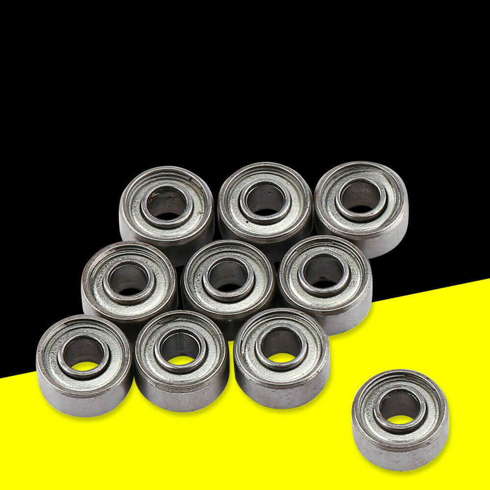 10Pcs Miniature Ball Bearings 693ZZ 3*8*4mm Small Double Shielded Bearing