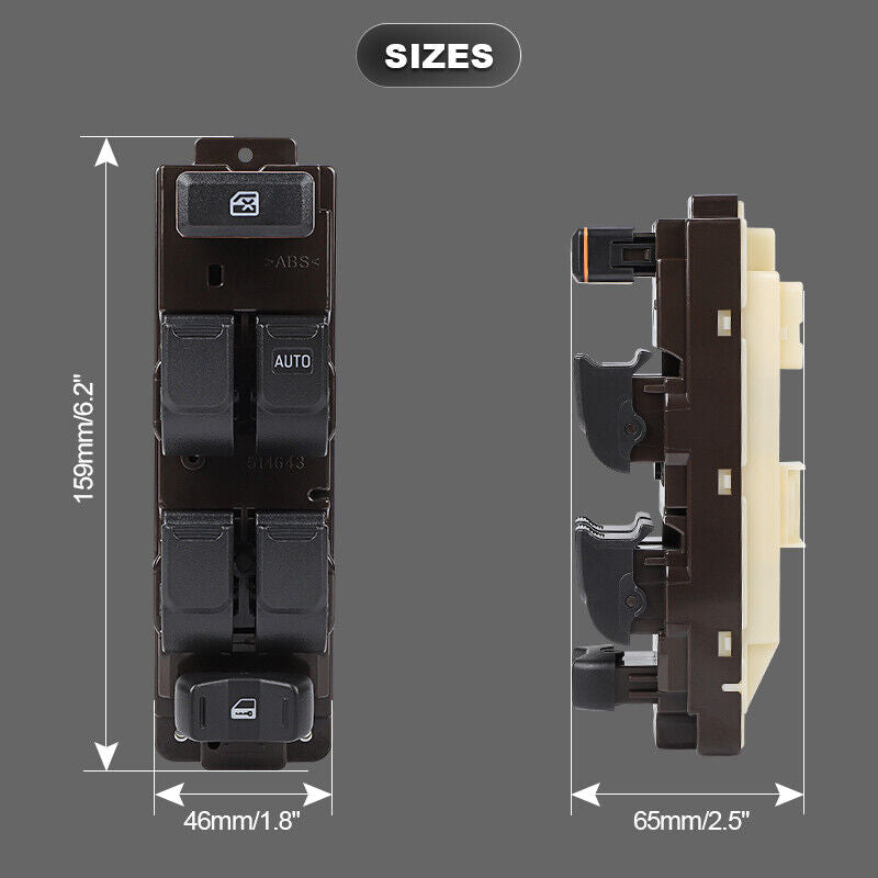 Master Power Window Switch For Holden Colorado Isuzu D-Max 4Door 2003-2011 RHD