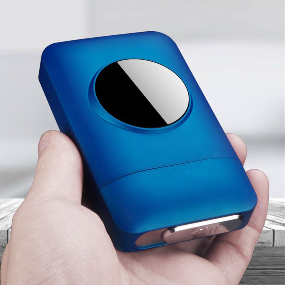 USB Rechargeable Cigarette Case Box With Windproof Lighter