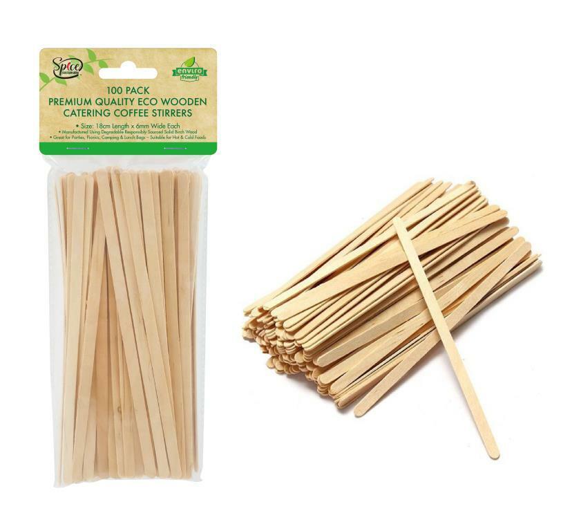 1000 Pcs Wooden Paddle Pop Popsicle Craft Stick Coffee Stirrers Ice Cream