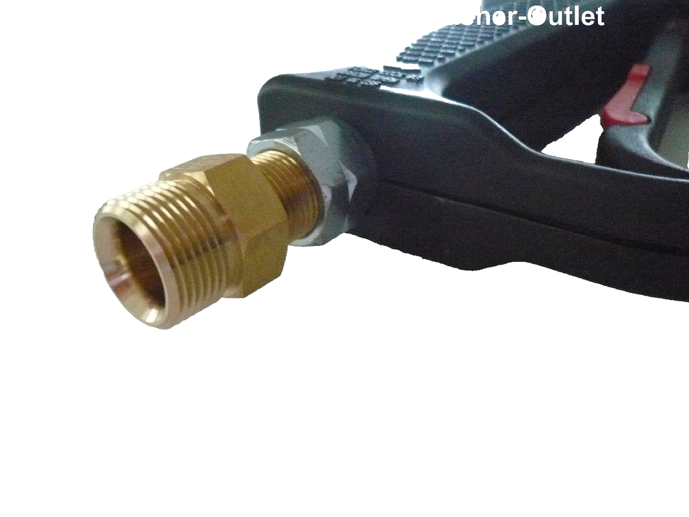 M22 x 3/8 MPT Plug Adaptor fits Pressure Washer Gun To Twist Connect (14mm I.D.)