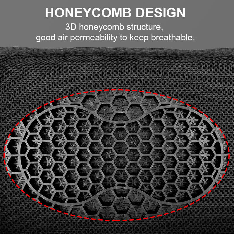 Universal Motorcycle Seat Cushion 3D Shock Absorption Motorbike Gel Seat Pad