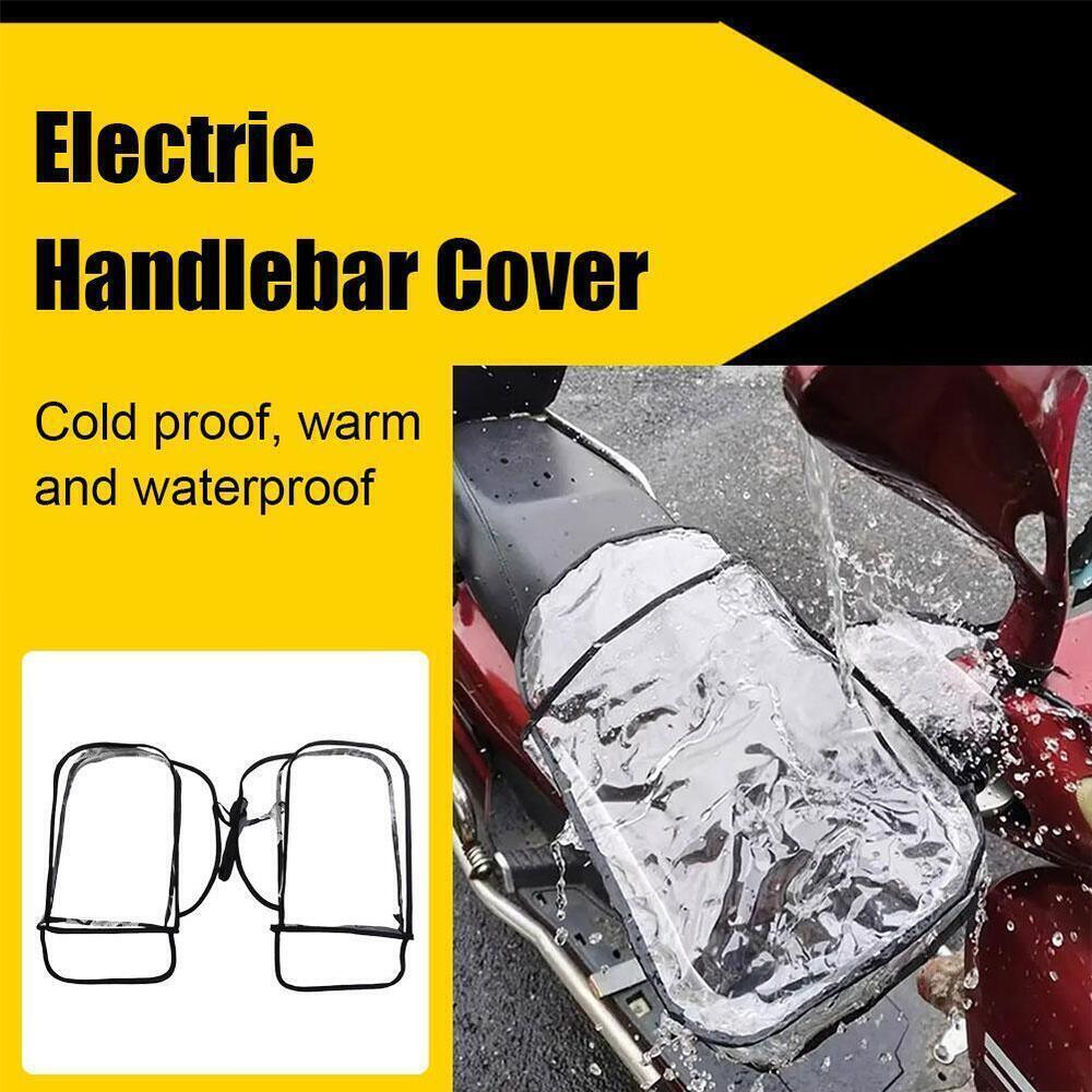 2×Electric Vehicle Handle Waterproof Cover Case. Handlebar R1B5