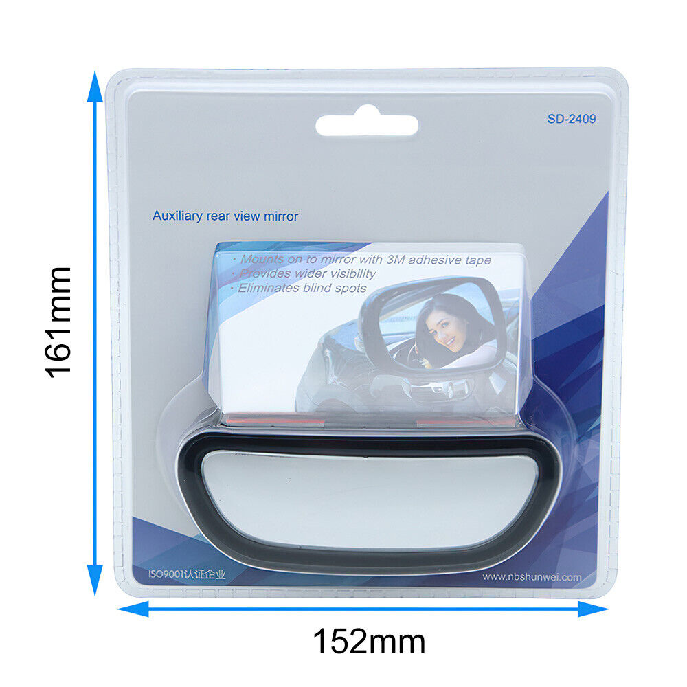 2x Adjustable Wide Angle Blind Spot Mirror for Driving Parking Safety Universal