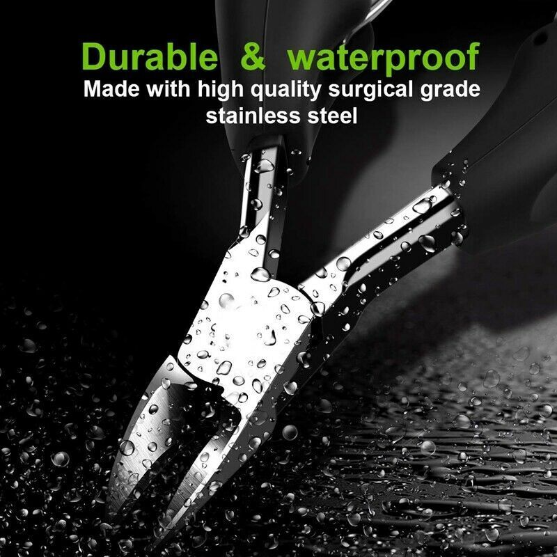 Medical-Grade Toenail Clippers Podiatrist's Nippers for Thick and Ingrown Nail