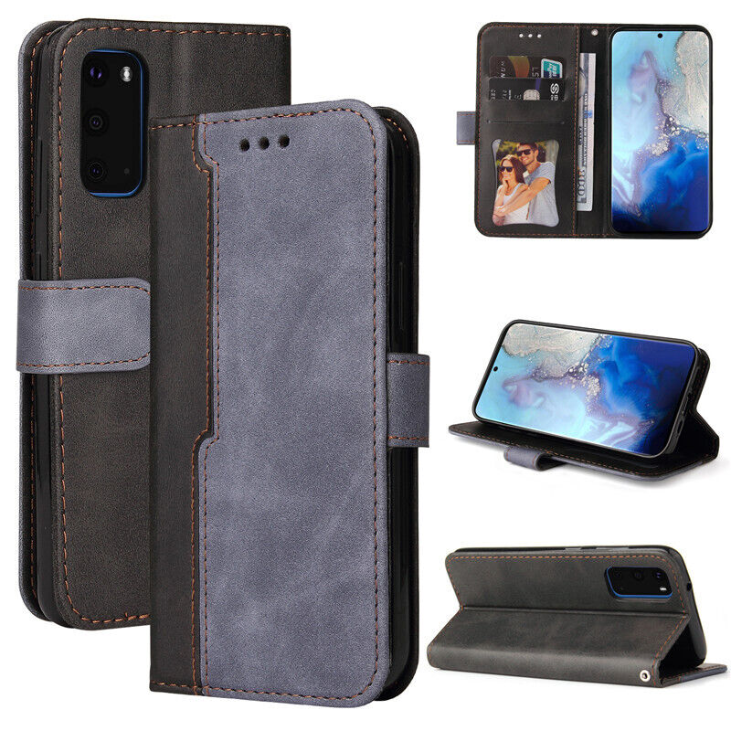 Matte Wallet Leather Flip Case For Vivo Y72 Y21S Y33S Y01 Y76 Y52 Y51 Y11S Y12S