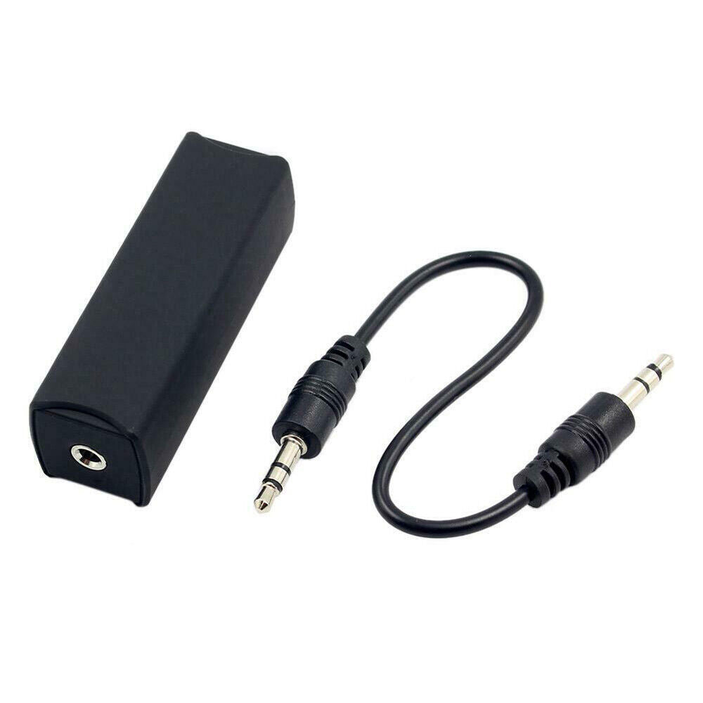 3.5mm Audio Ground Loop Isolator Cable Noise FilterKiller Car Accessory