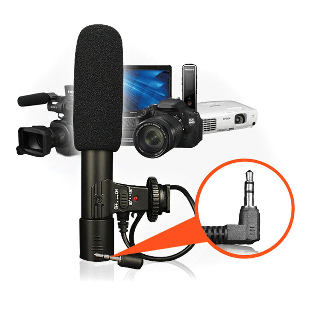 3.5mm Video Mic Microphone For Canon Nikon DSLR Camera DV Camcorder Mic Systems