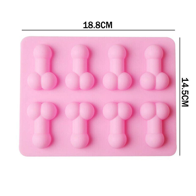 Willy Penis Chocolate Mould Ice Cookie Jelly Silicone Mold Novelty Hens Party