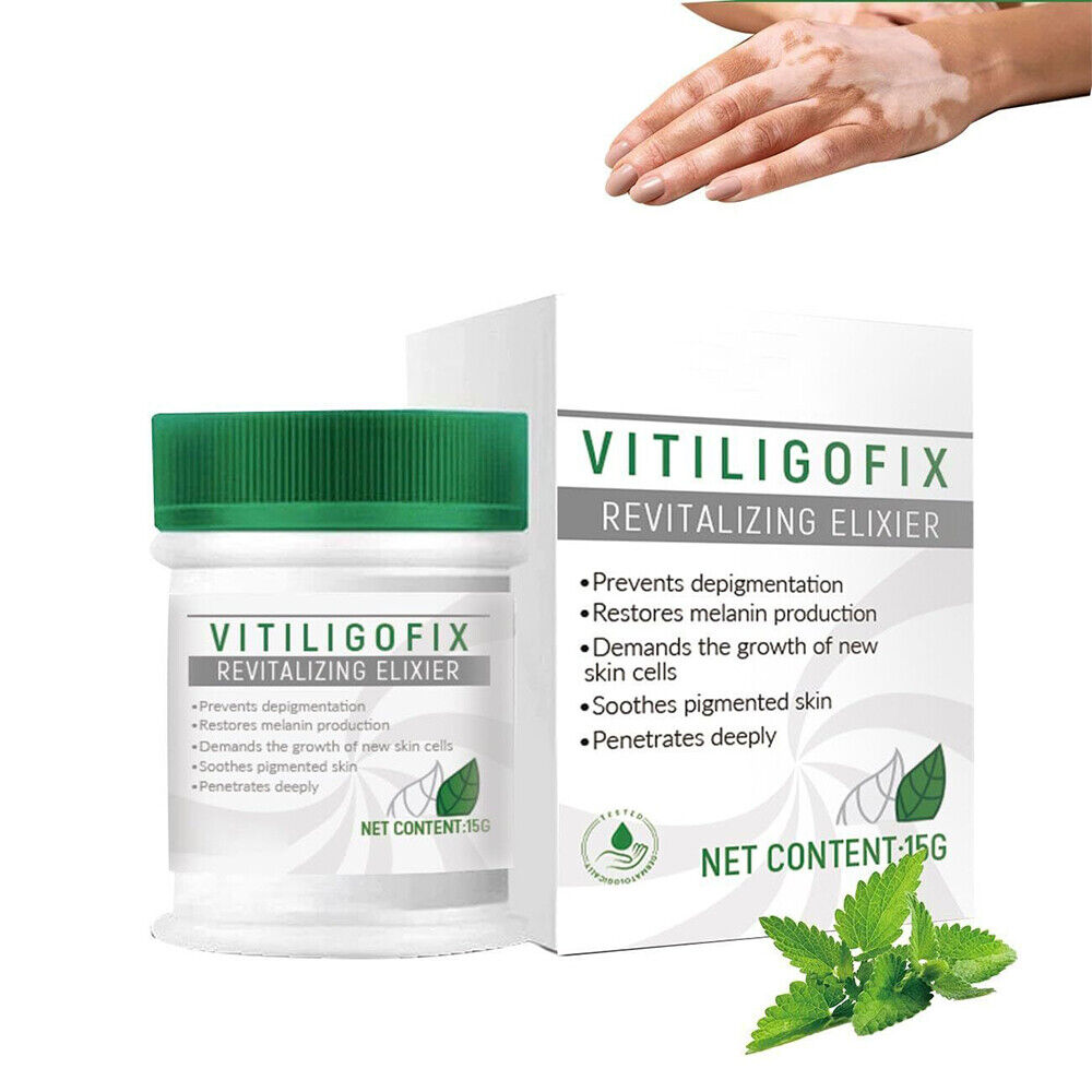 Vitiligo Fix Revitalize Elixir, Treatment Cream, Treat Vitiligo Soothing Cream