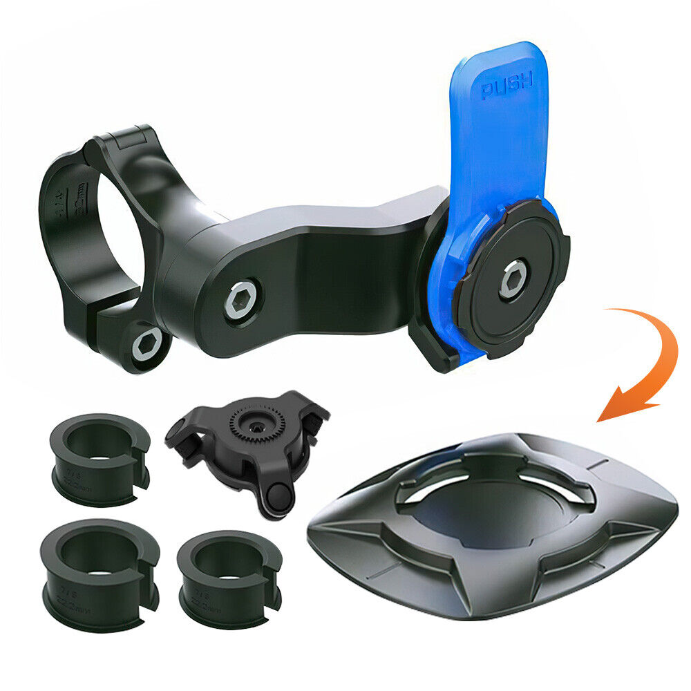 For Quad Lock Compatible Bike Motorcycle Phone Mount Holder Handlebar Mount