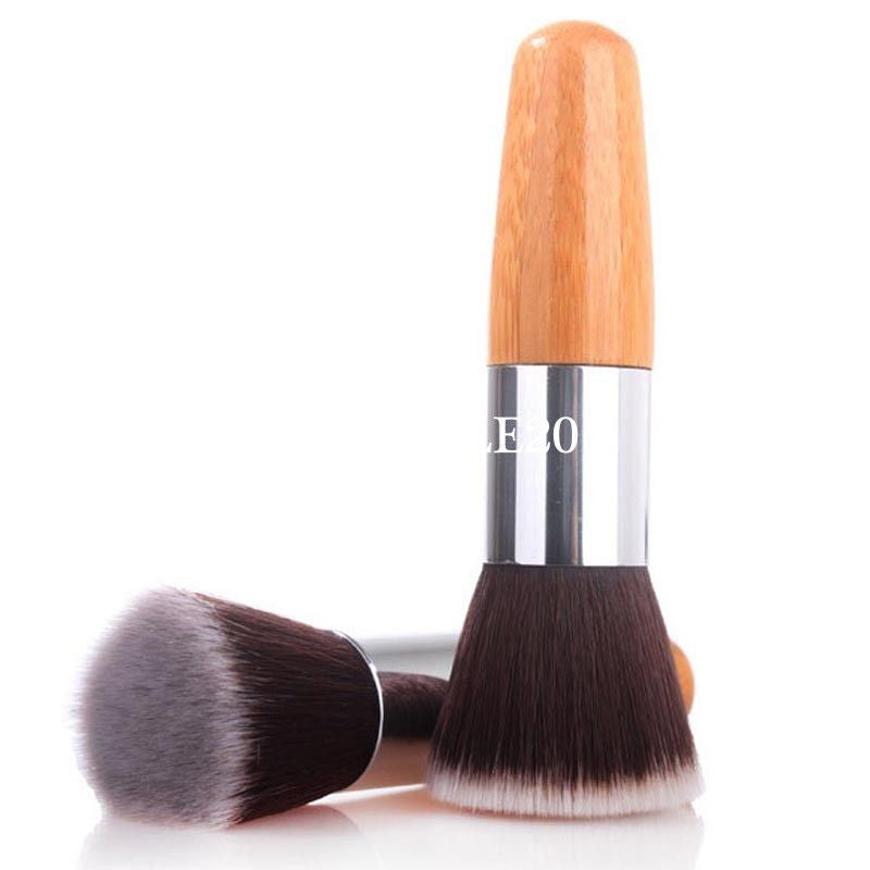 Bamboo Makeup Flat Top Kabuki Brush Multipurpose Powder Buffing Foundation Brush