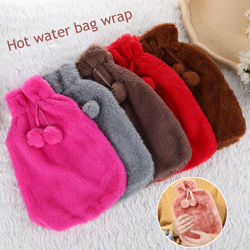 Hot Water Bag Wool Cover Rabbit Hair Cloth Soft Warm Thermal Insulation Product