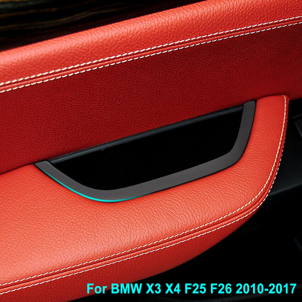 Left Side Door Interior Inner Handle Pull Trim For BMW F25 F26 X3 X4 2010 - 2017