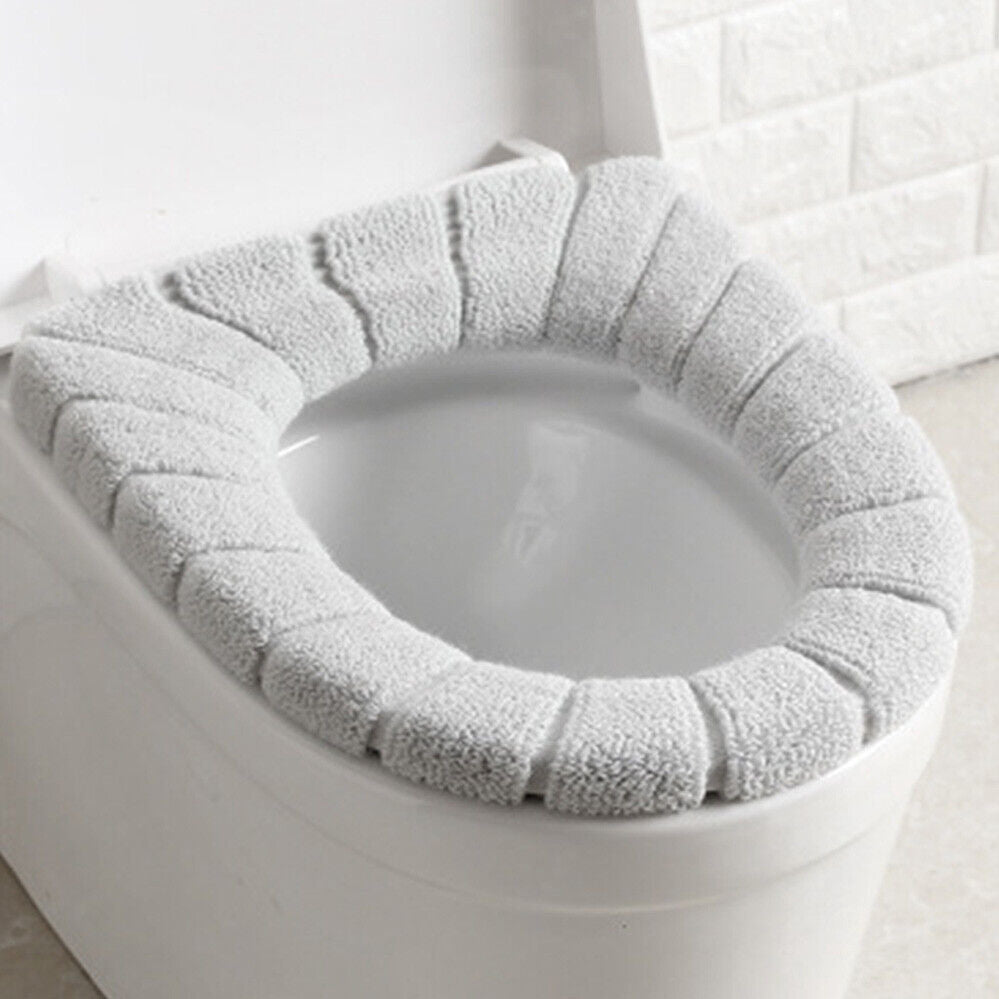 Warmer Mat Soft Bathroom Washable Pad Toilet Seat Cover Cushion Closestool Lid