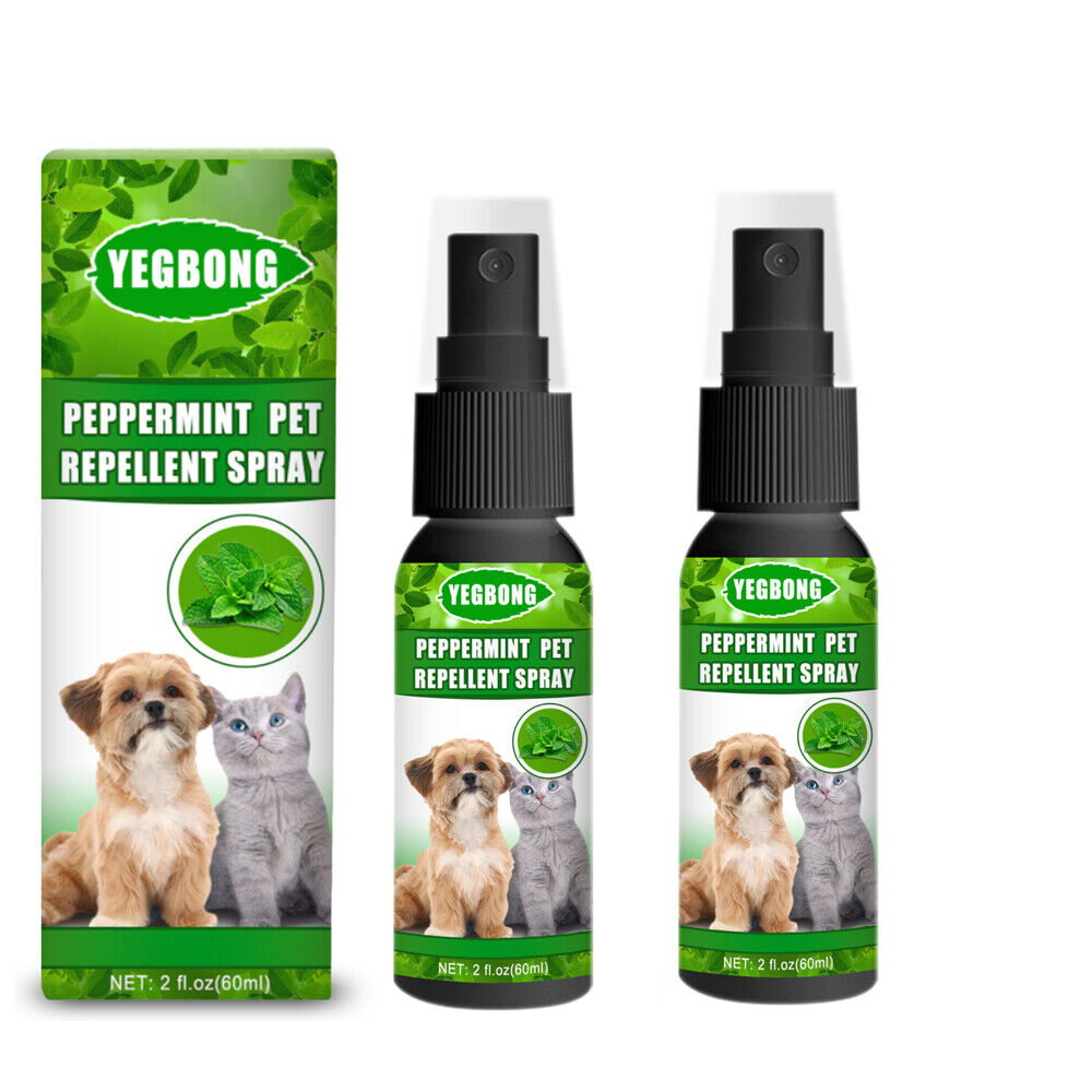 2X Flea Tick Mite Treatment Sprays Anti Itch For Pets Dogs Cat Instant Repellent