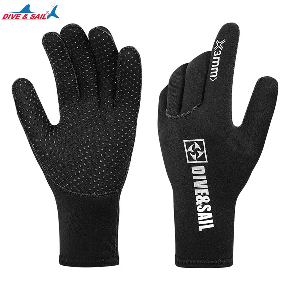 3mm Neoprene Gloves UV Protection Surfing Gloves for Diving Snorkeling Surfing