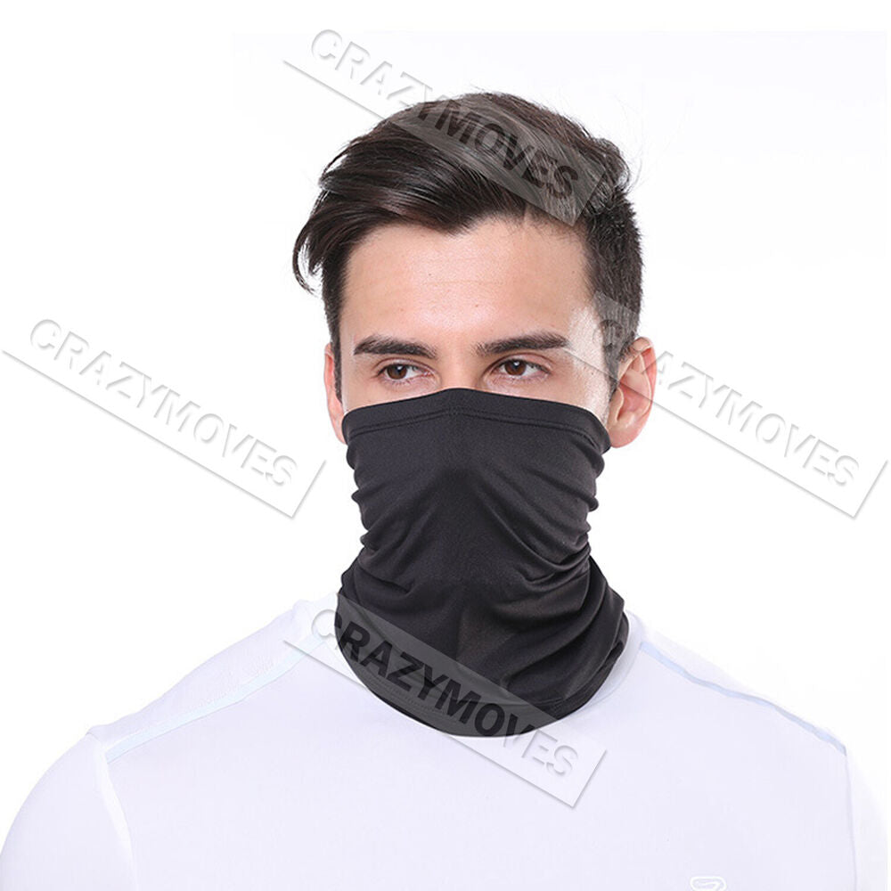 UV Protection Cycling Scarf Half Face Mask Balaclava Motorcycle Neck Cover