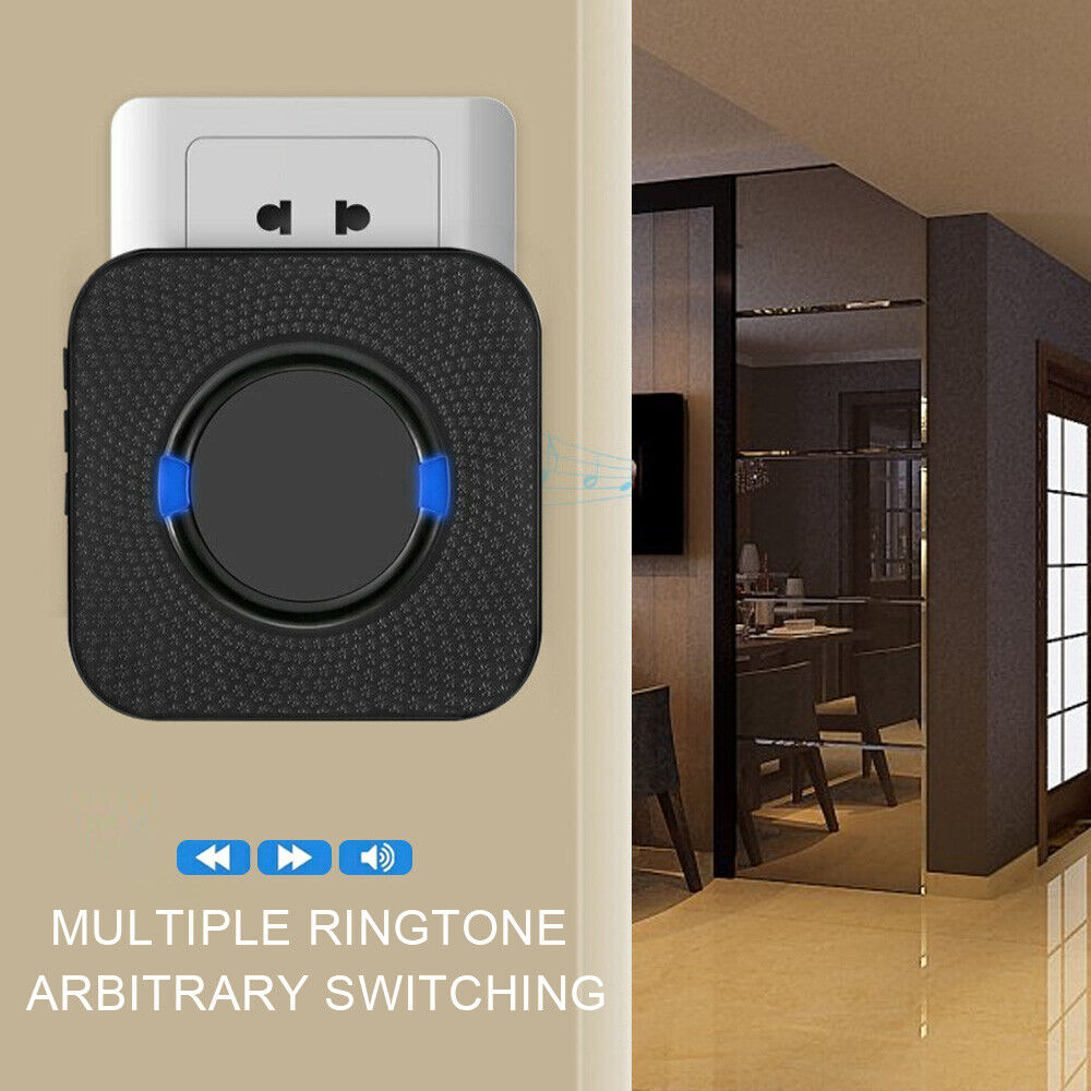 Wifi Wireless Door Bell Chime Doorbell Receivers 300M Long Range Security Home