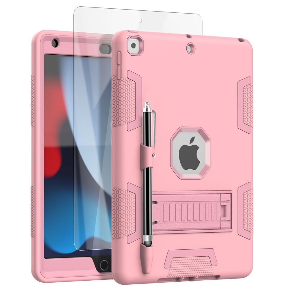 For Apple iPad 9th/8th/7th Generation Case Shockproof Heavy Duty Kickstand Cover