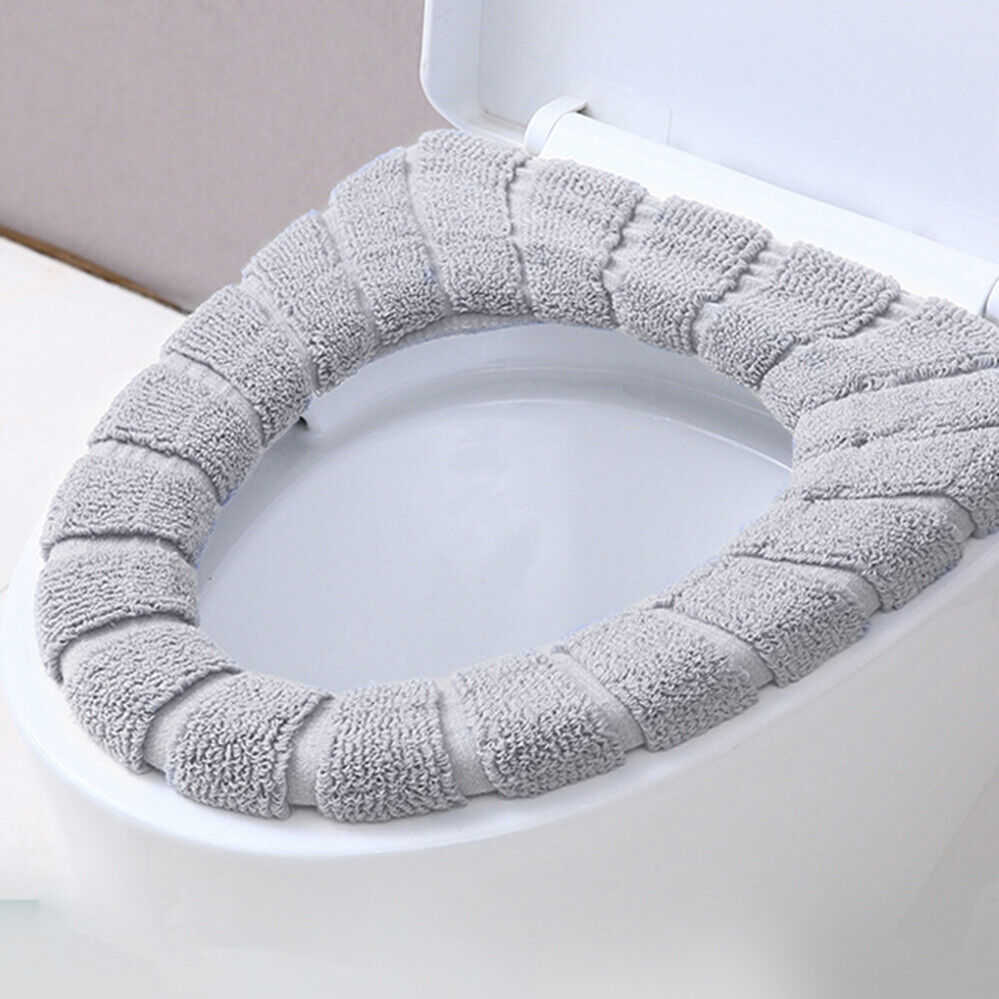 Warmer Mat Soft Bathroom Washable Pad Toilet Seat Cover Cushion Closestool Lid