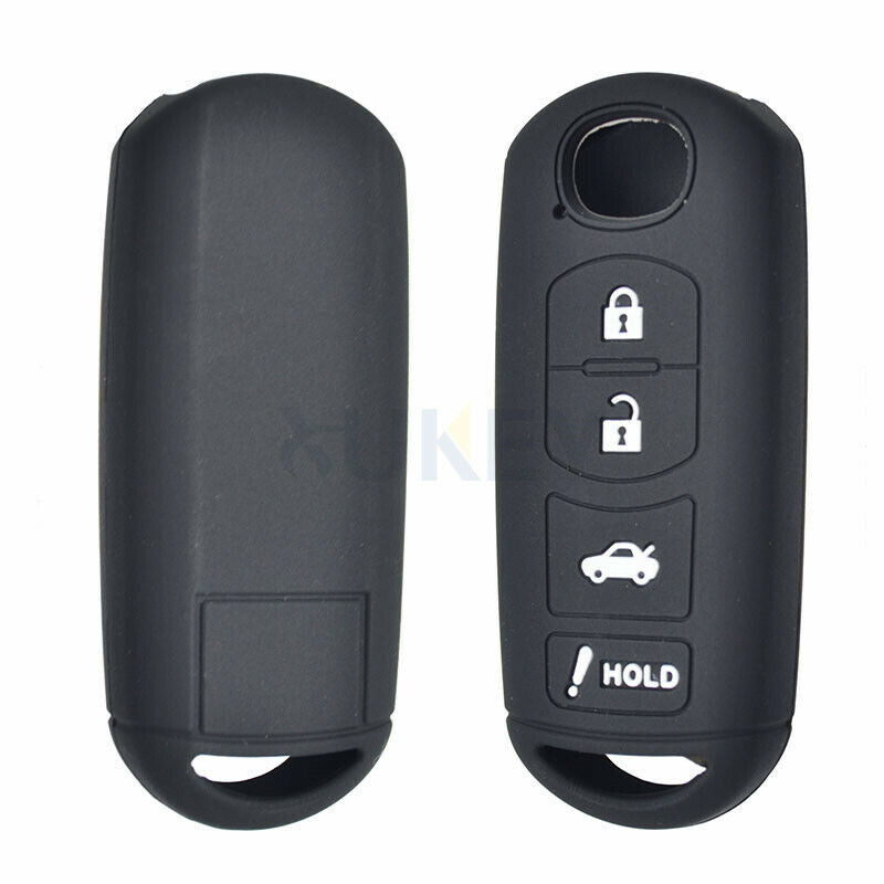 NEW Silicone Remote Key Cover Case Fob Sleeve For Toyota Yaris Mazda 3/6 Mx-5