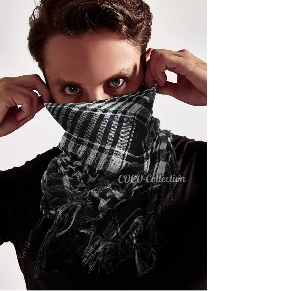 Neck Scarf Arab Army Tactical Face Mask Shemagh KeffIyeh Military Palestine