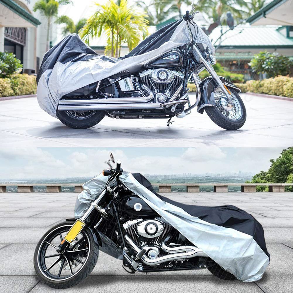 Waterproof Outdoor Motorcycle Motorbike Cruiser Scooter Motor Bike Cover Storage