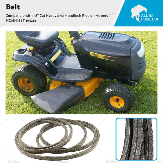 Belt Suitable For 38" Cut Husqvarna Mcculloch Ride on Mowers MC16H38ST 193214