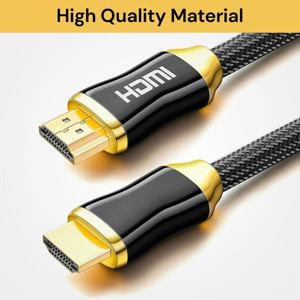 HDMI Cable 20M 15M 10M 8M 5M 3M 2M 1M 8K 4K Ultra HD Cord For HD TV BOX PS5