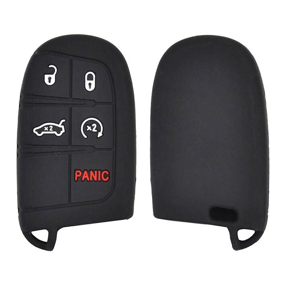 Silicone Remote Key Case Cover For Dodge Ram Journey / Jeep Grand Cherokee