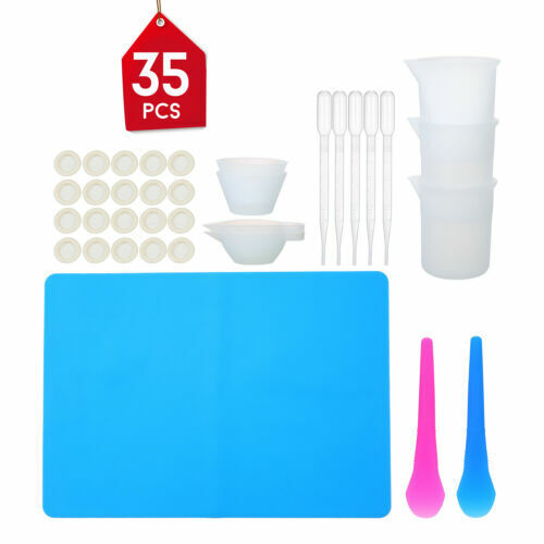 35Pcs Resin Mixing Cup Tools Kit DIY Resin Casting Painting Jewelry Making Kit