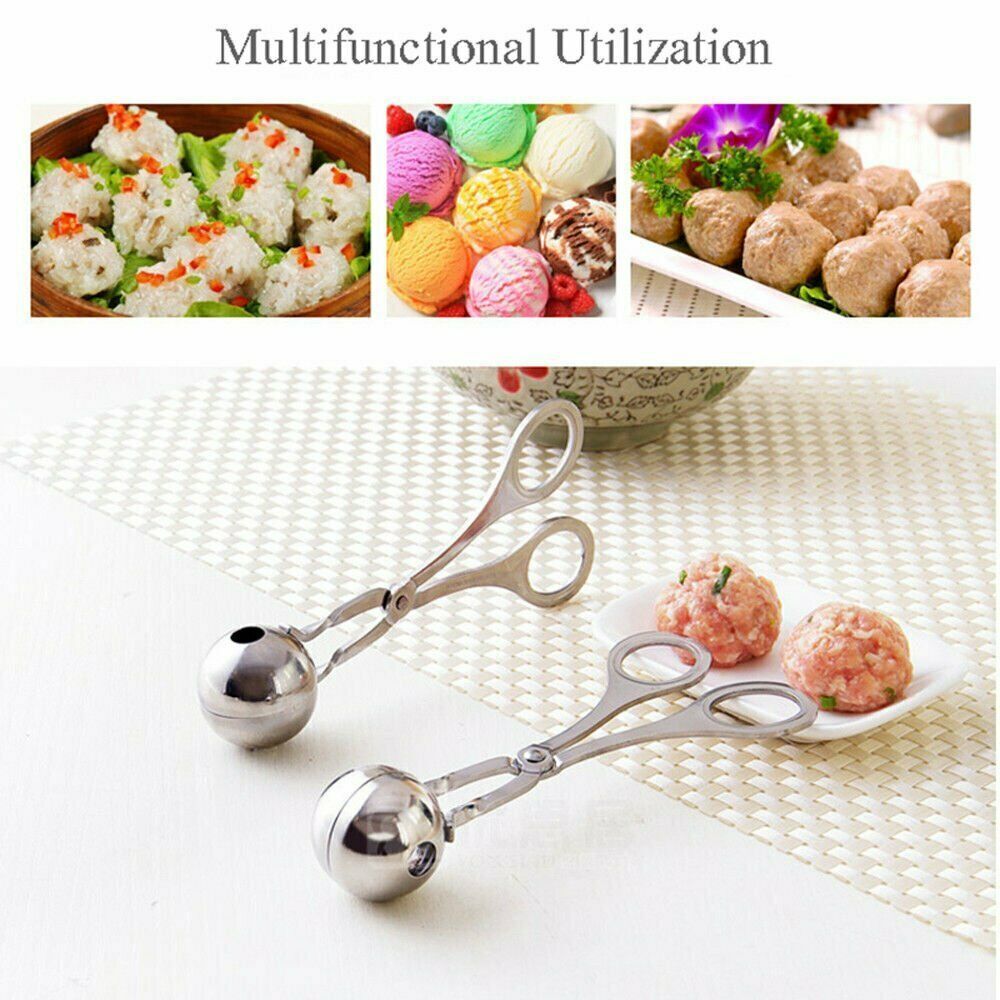 Meatball Maker Meat Baller Non Sticky Spoon thick Kitchen Stainless Steel Tool