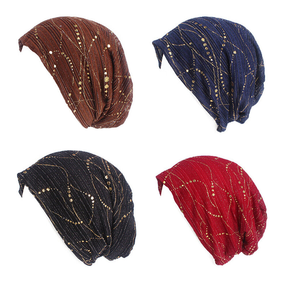 Hat Beanies Women Head Scarf Chemo Wraps Caps Headwear Scarves Turban