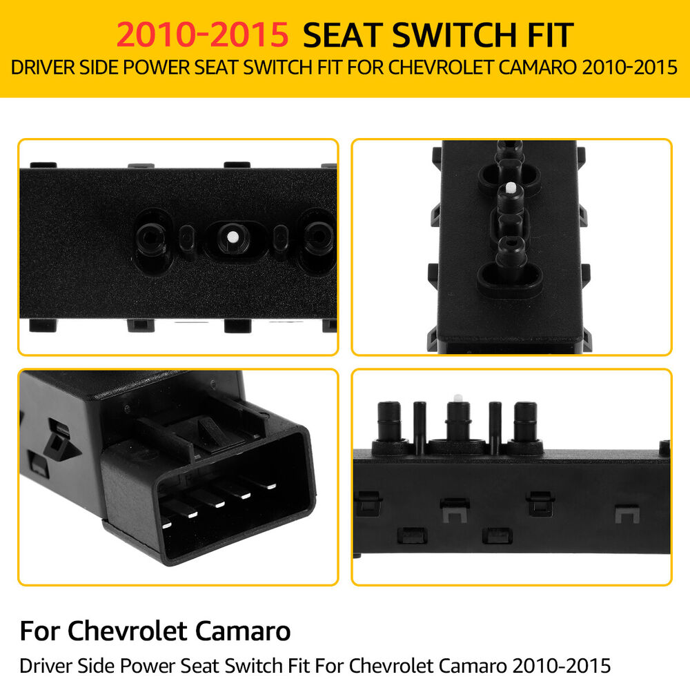 Power Seat Switch Compatible with Camaro 2010-2015 Durable Front Left pafii