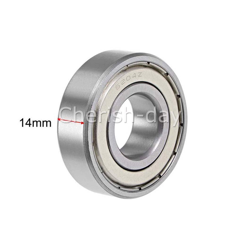 Bearings 6204ZZ Metal Shielded Deep Grooved Radial Ball Bearing 20X47X14mm HOT