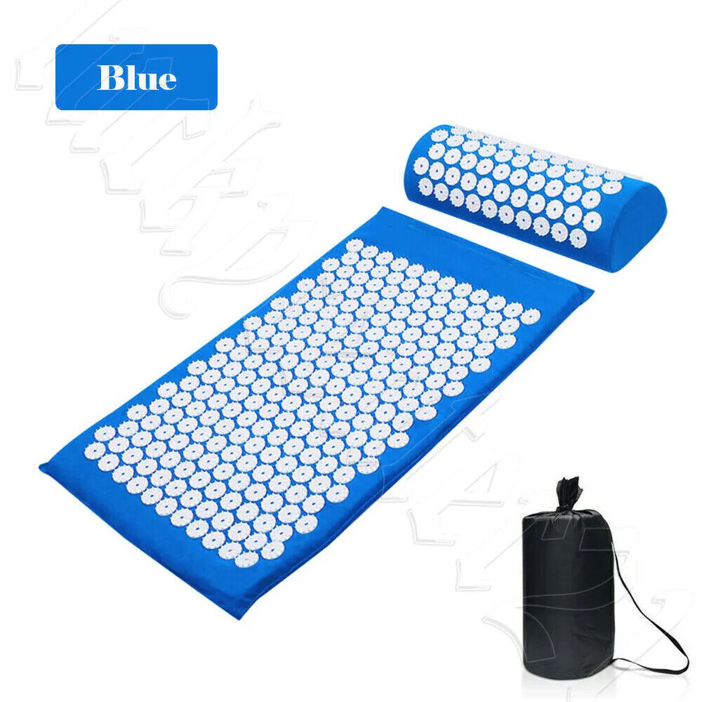 Massage Acupressure Mat Yoga Shakti Sit Lying Mats Cut Pain Stress Soreness NEW