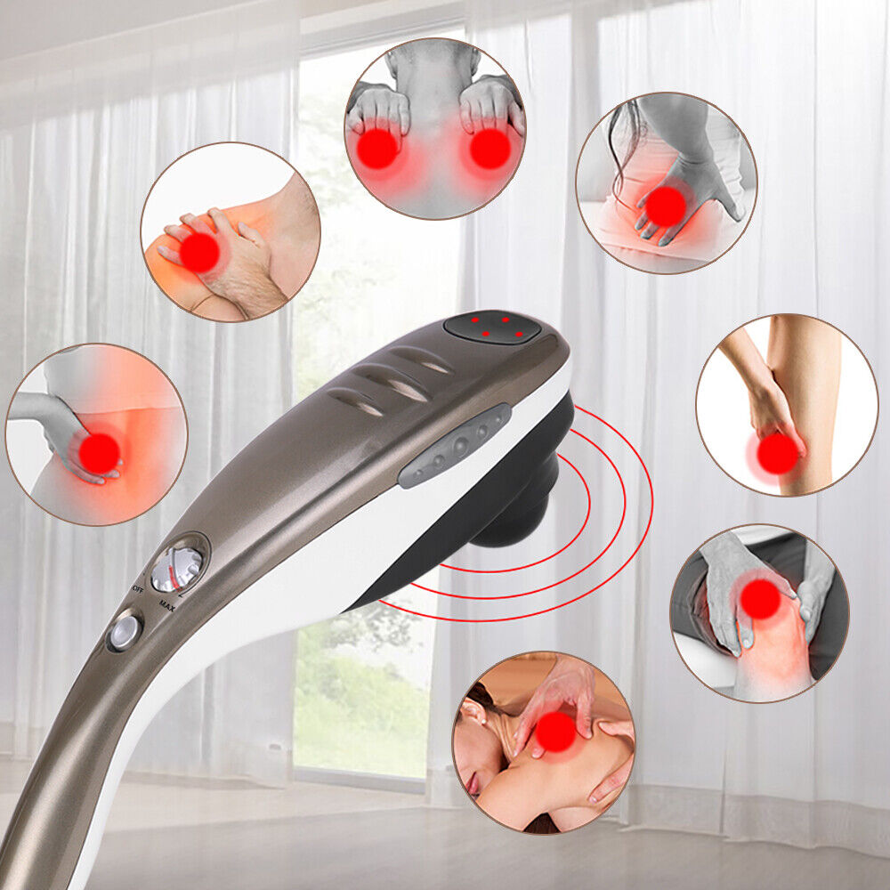 Handheld Massager Machine Full Body Shoulder Neck Back Legs Pain Relief Massage